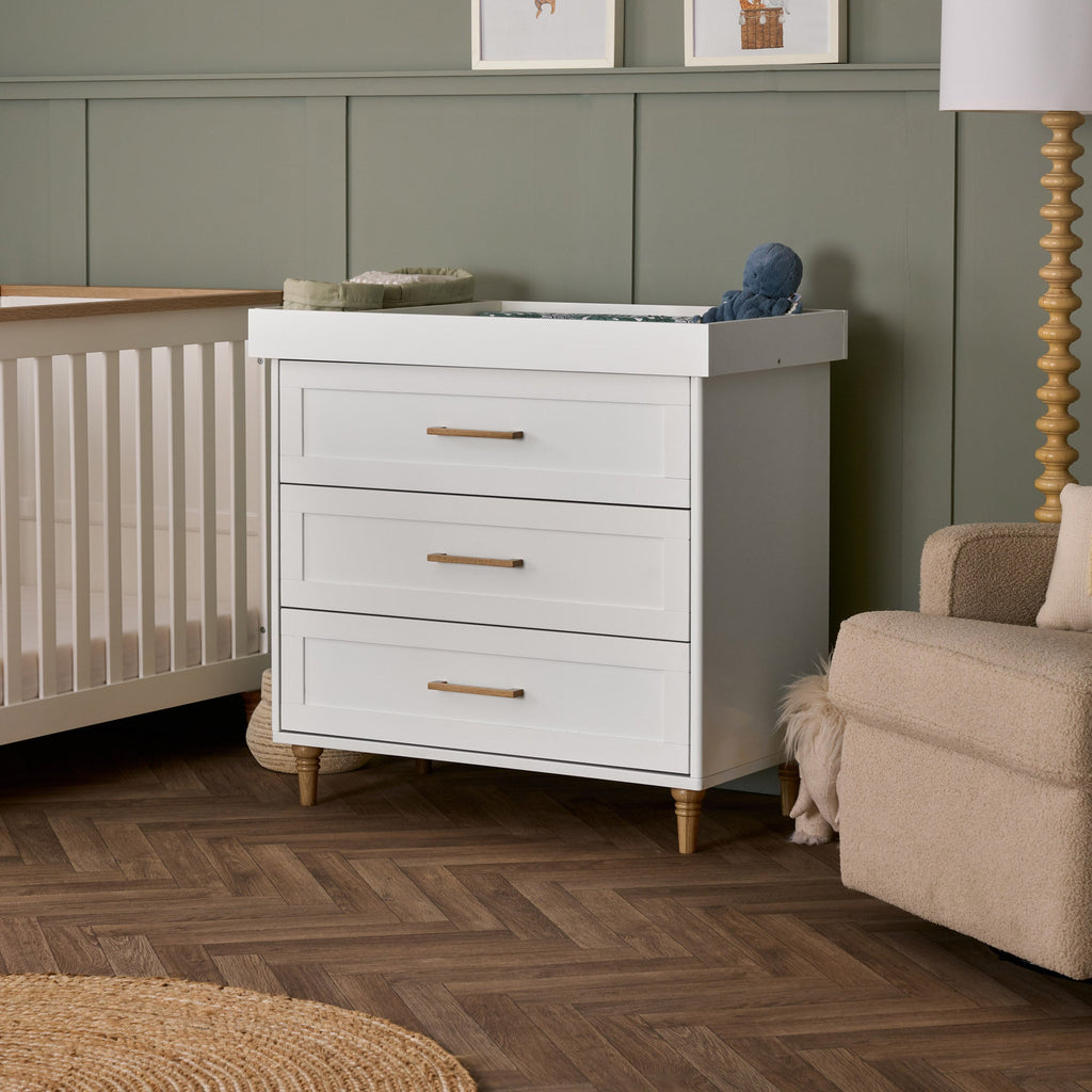 Obaby Orla Changing Unit - White with Oak