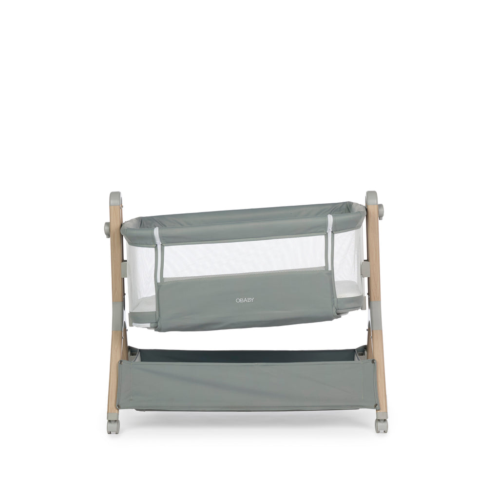 Obaby Cloud Bedside Crib - Sage