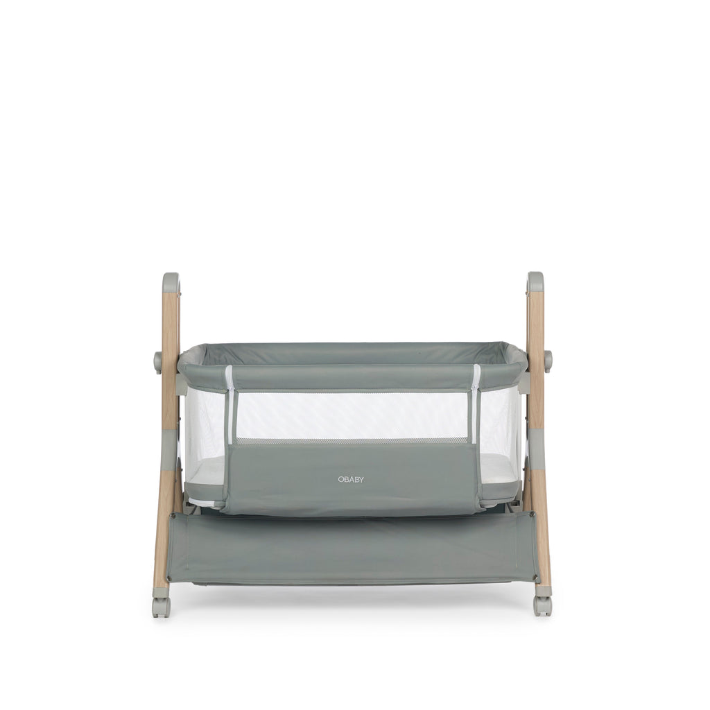 Obaby Cloud Bedside Crib - Sage