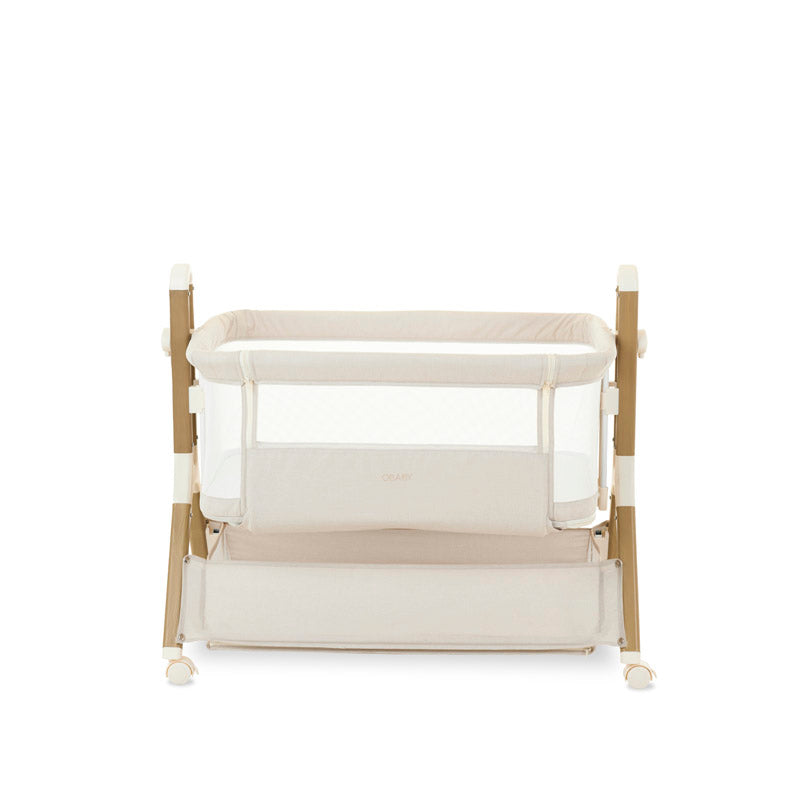 Obaby Cloud Bedside Crib - Oatmeal