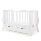 Obaby Stamford Luxe Sleigh 2 Piece Room Set - White
