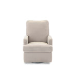 Obaby Madison Electric Swivel Glider Recliner Chair - Teddy Fabric Ivory