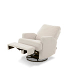 Obaby Madison Electric Swivel Glider Recliner Chair - Teddy Fabric Ivory