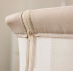 Obaby Cloud Bedside Crib - Oatmeal