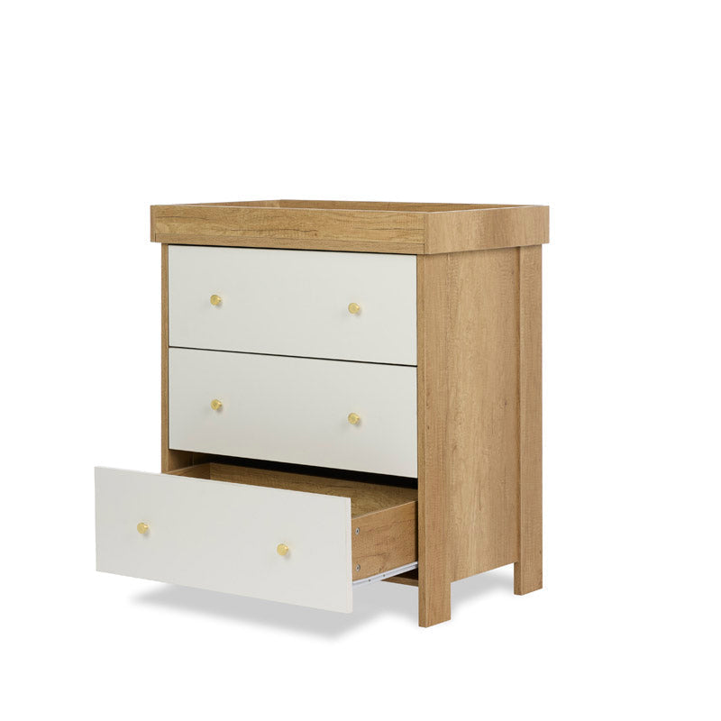Obaby Nika 2 Piece Nursery Room Set - Oak & White