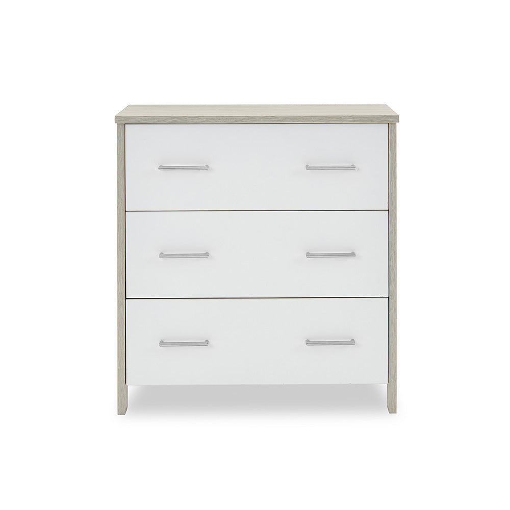 Obaby Nika Changing Unit - Grey Wash & White