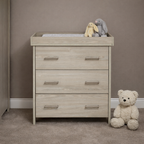 Obaby Nika 3 Piece Room Set - Grey Wash
