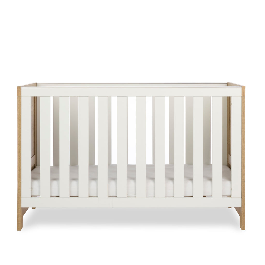 Obaby Nika 3 Piece Nursery Room Set - Oak & White