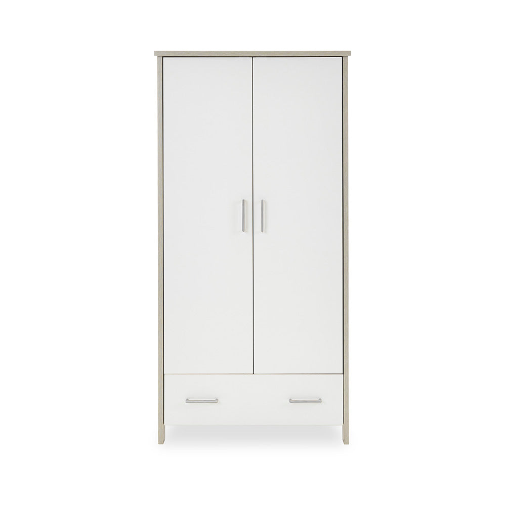 Obaby Nika Mini 3 Piece Room Set - Grey Wash & White