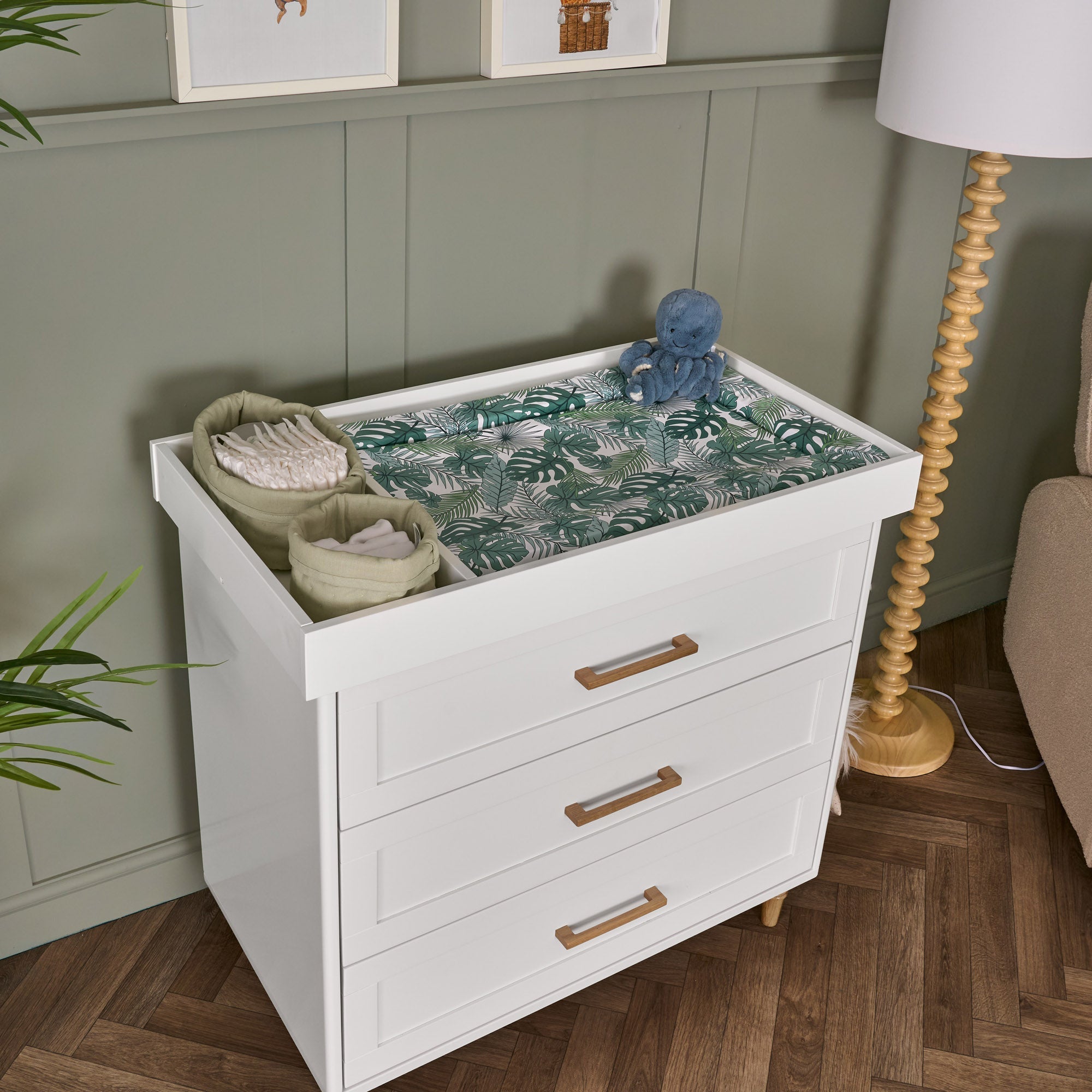 Obaby Orla 2 Piece Room Set - White with Oak