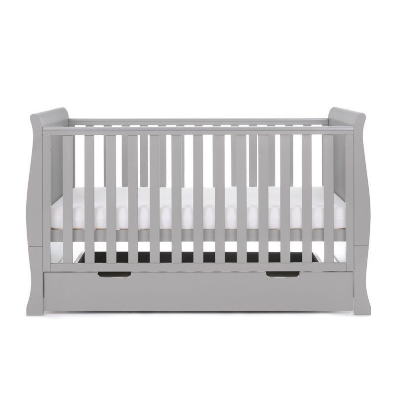 Obaby Stamford Classic Sleigh 3 Piece Room Set - Warm Grey