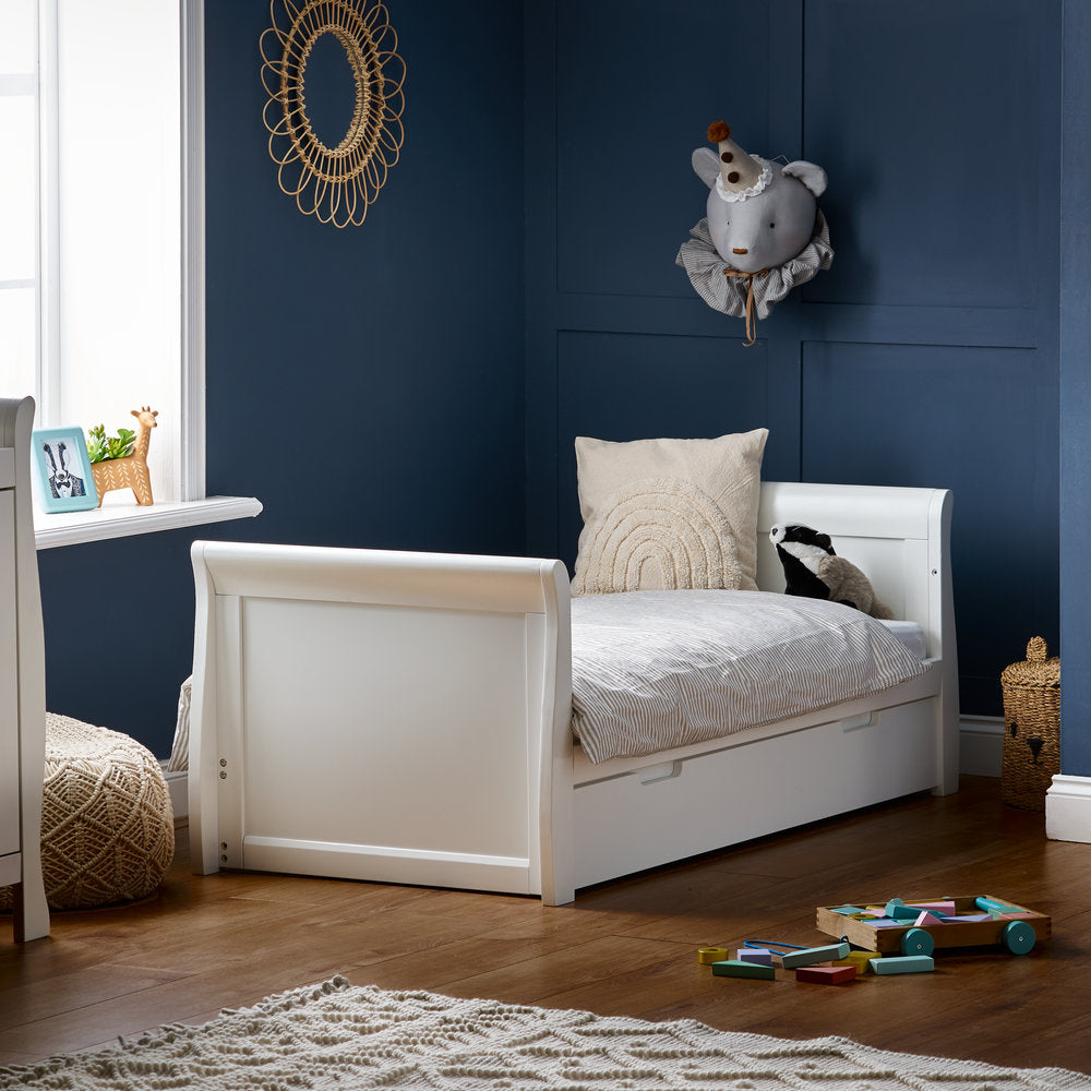 Obaby Stamford Classic Sleigh 3 Piece Room Set - White
