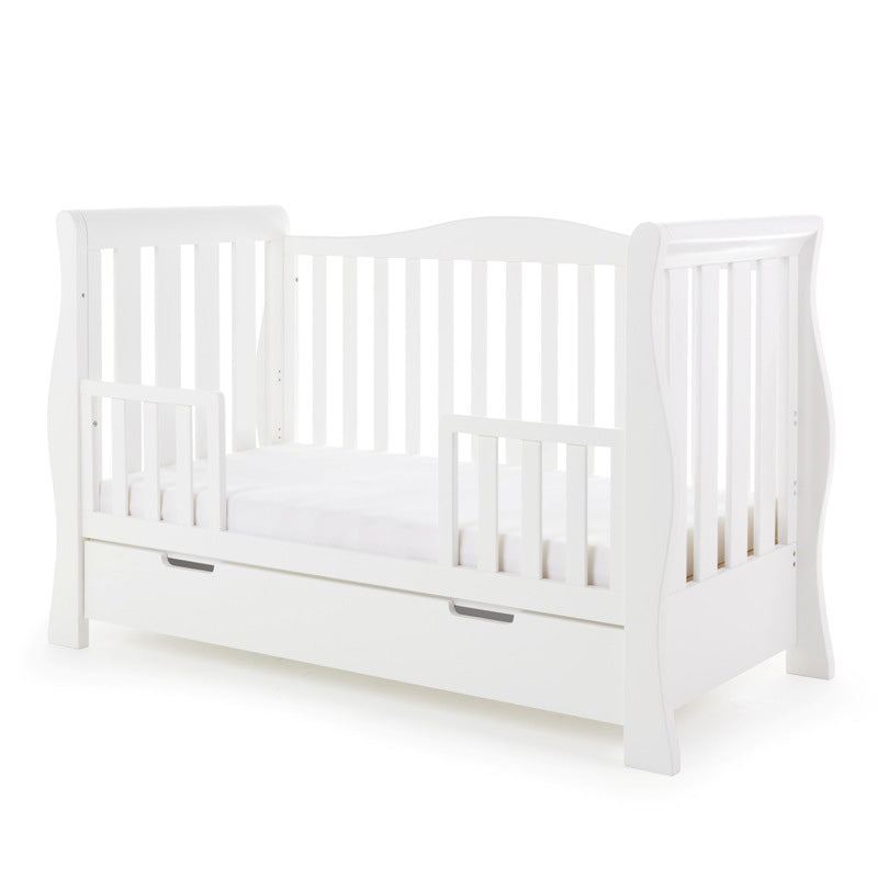 Obaby Stamford Luxe Sleigh 2 Piece Room Set - White