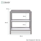 Obaby Grace 2 Piece Room Set - Warm Grey