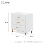 Obaby Orla 2 Piece Room Set - White with Oak