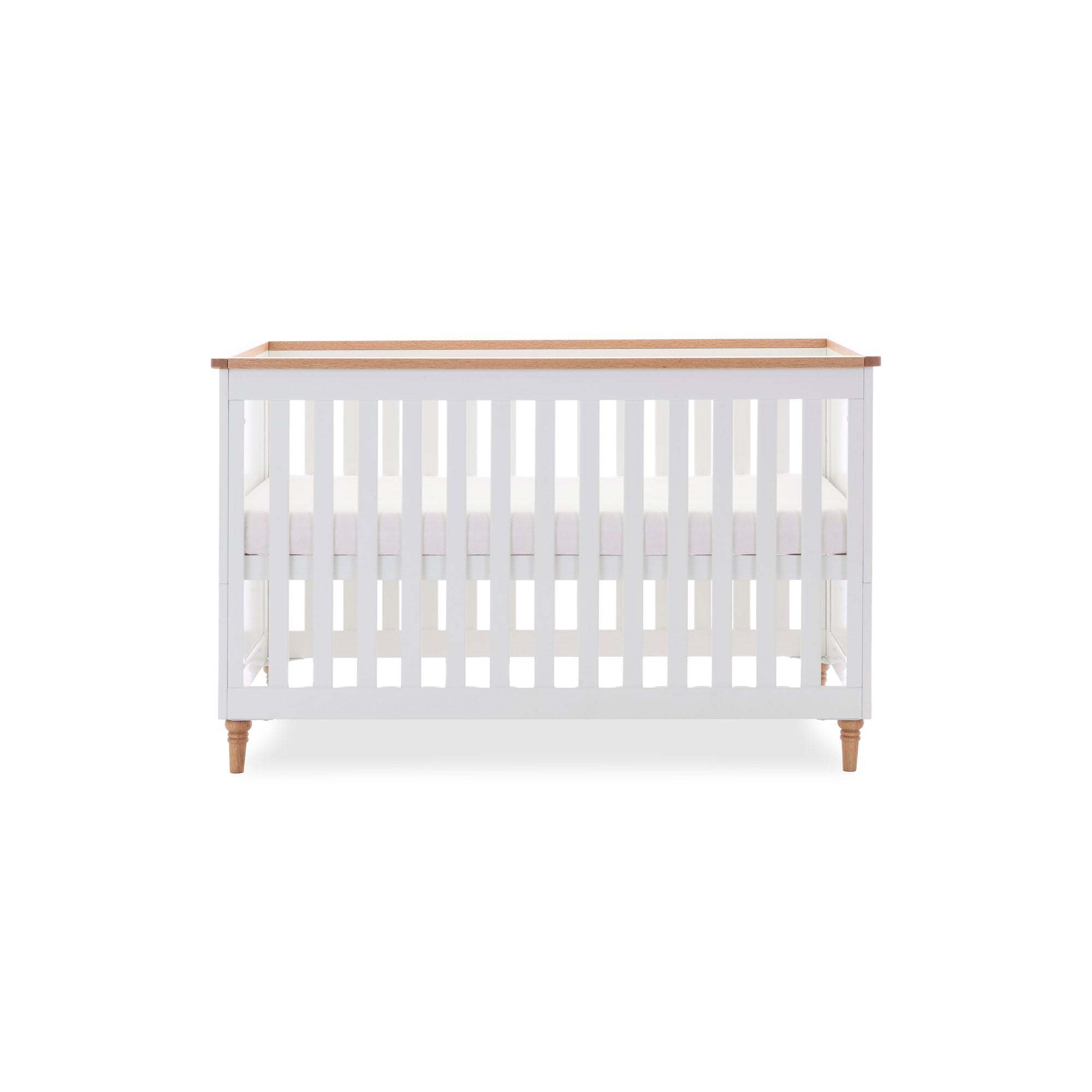 Obaby Orla Cot Bed - White with Oak