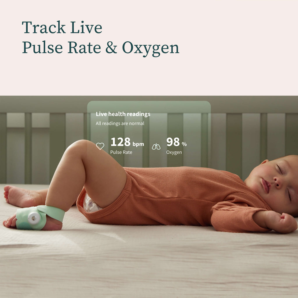 Owlet Medically-Certified Dream Sock® - Dusty Rose
