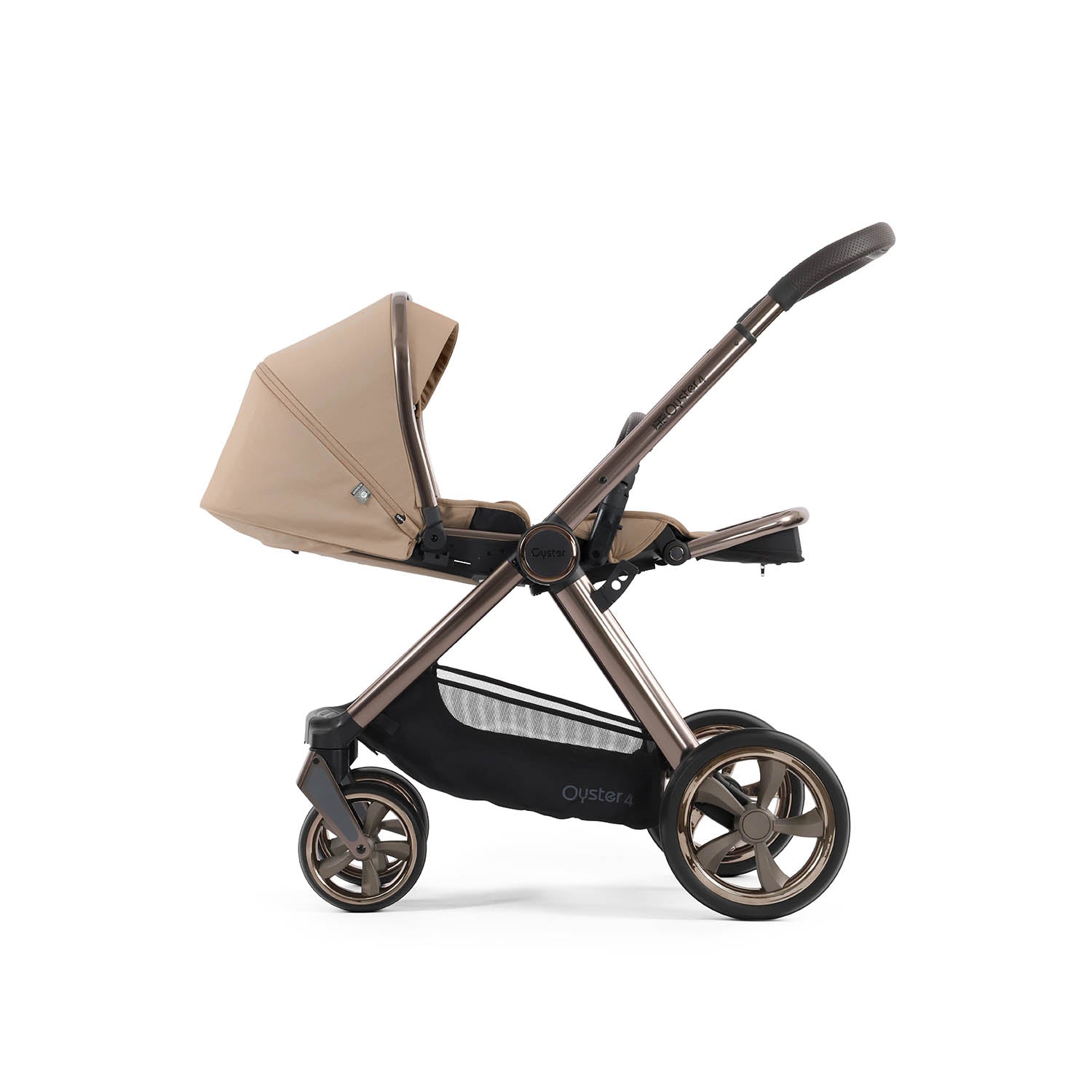 BabyStyle Oyster 4 Essential Baby & Toddler 360 Car Seat Bundle - Fawn