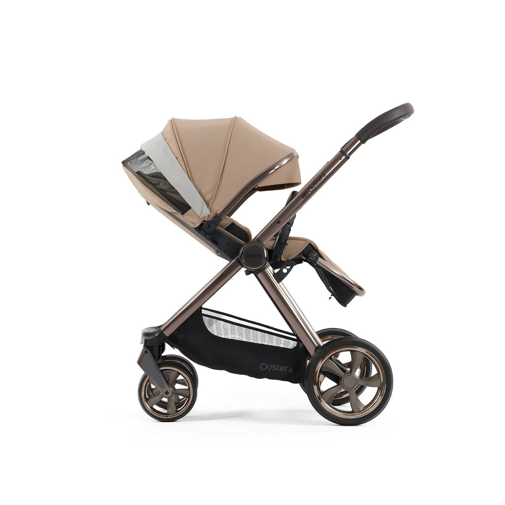 BabyStyle Oyster 4 Luxury 360 Car Seat & Nursery Essentials Bundle - Fawn