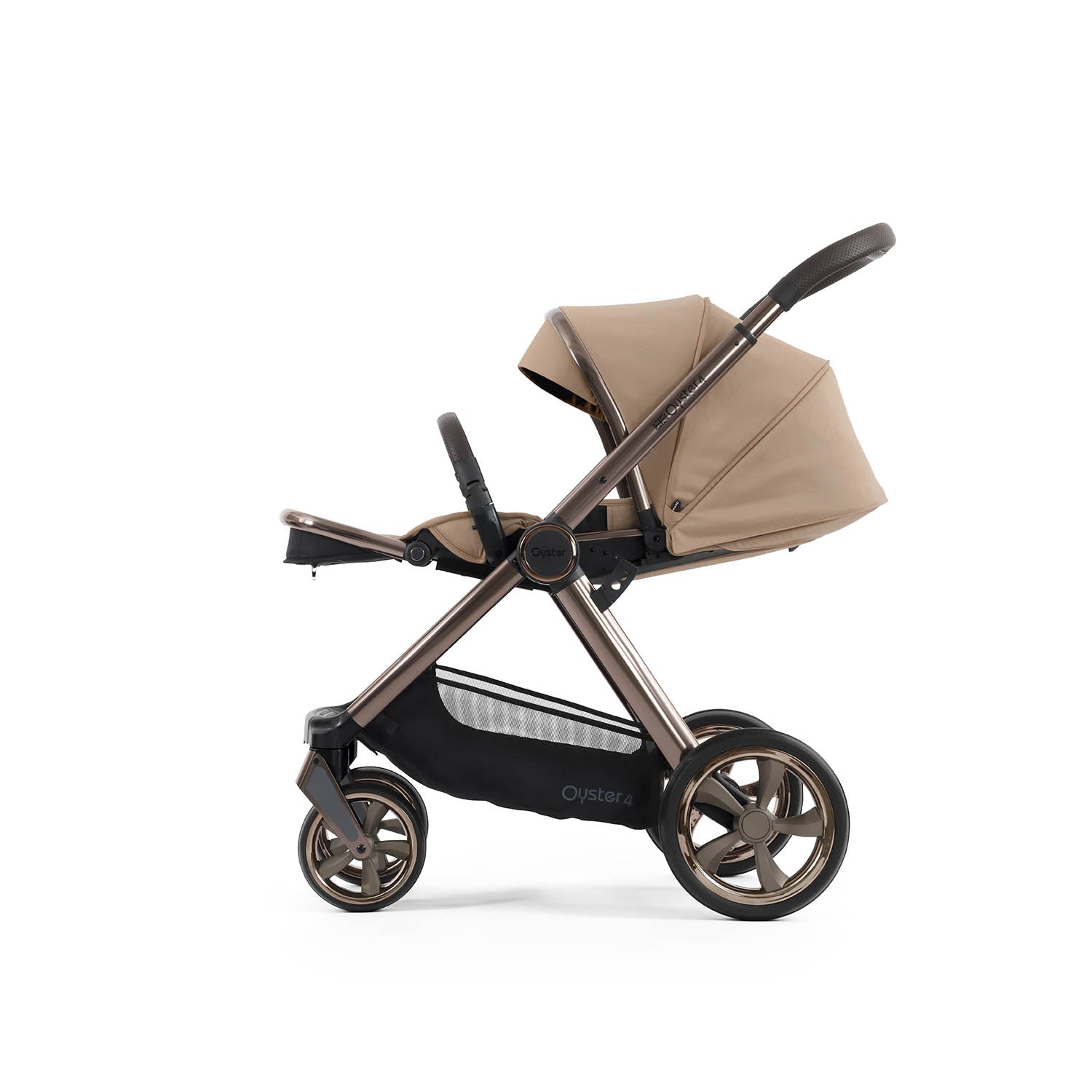 BabyStyle Oyster 4 Luxury 360 Car Seat & Nursery Essentials Bundle - Fawn