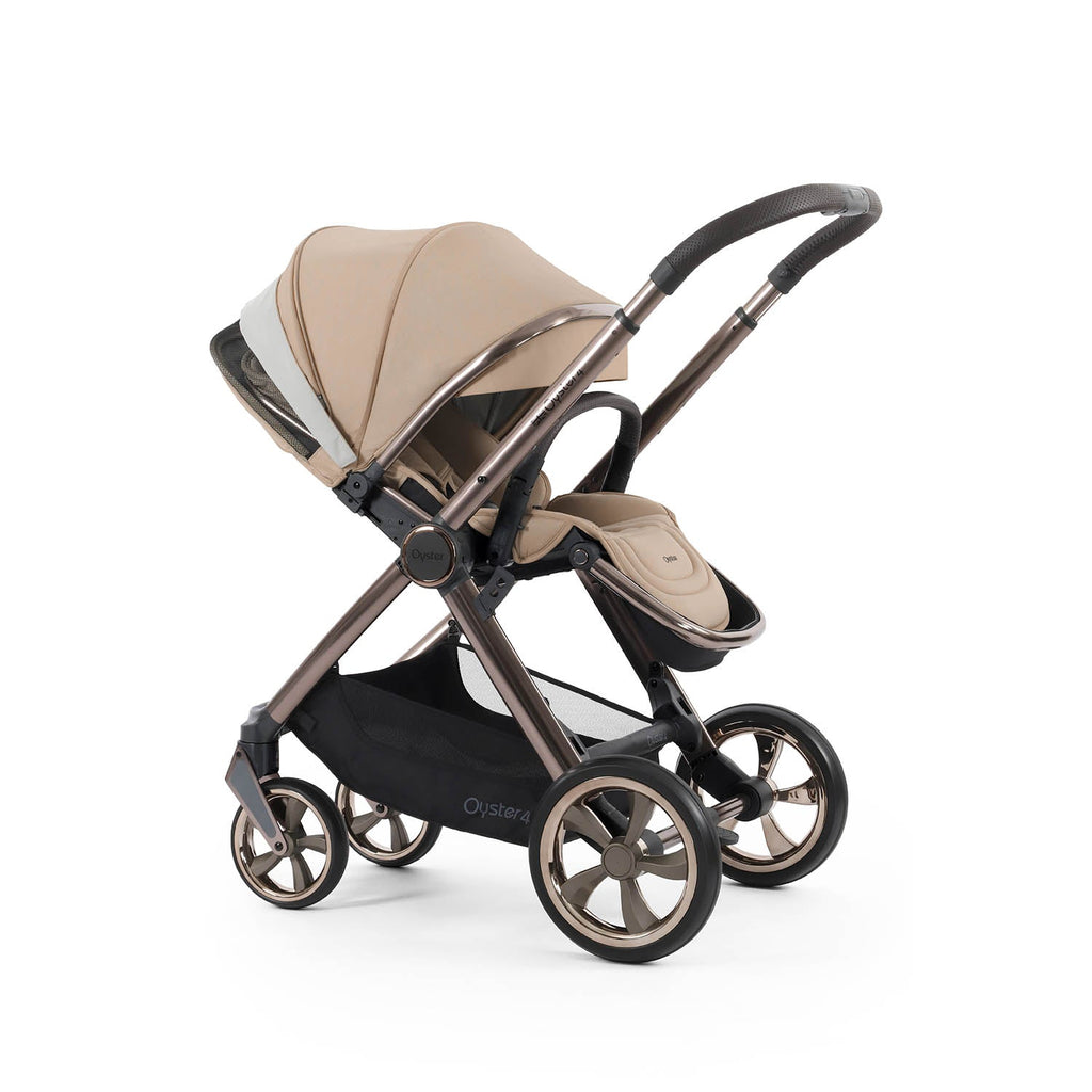 BabyStyle Oyster 4 Luxury Baby & Toddler 360 Car Seat Bundle - Fawn