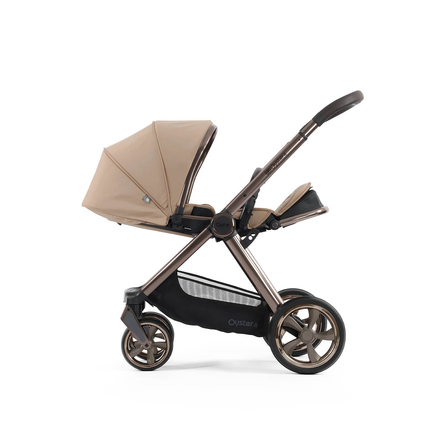 BabyStyle Oyster 4 Luxury Baby & Toddler 360 Car Seat Bundle - Fawn