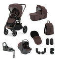 Oyster Vee Luxury Capsule 360 Travel System Bundle - Chocolate