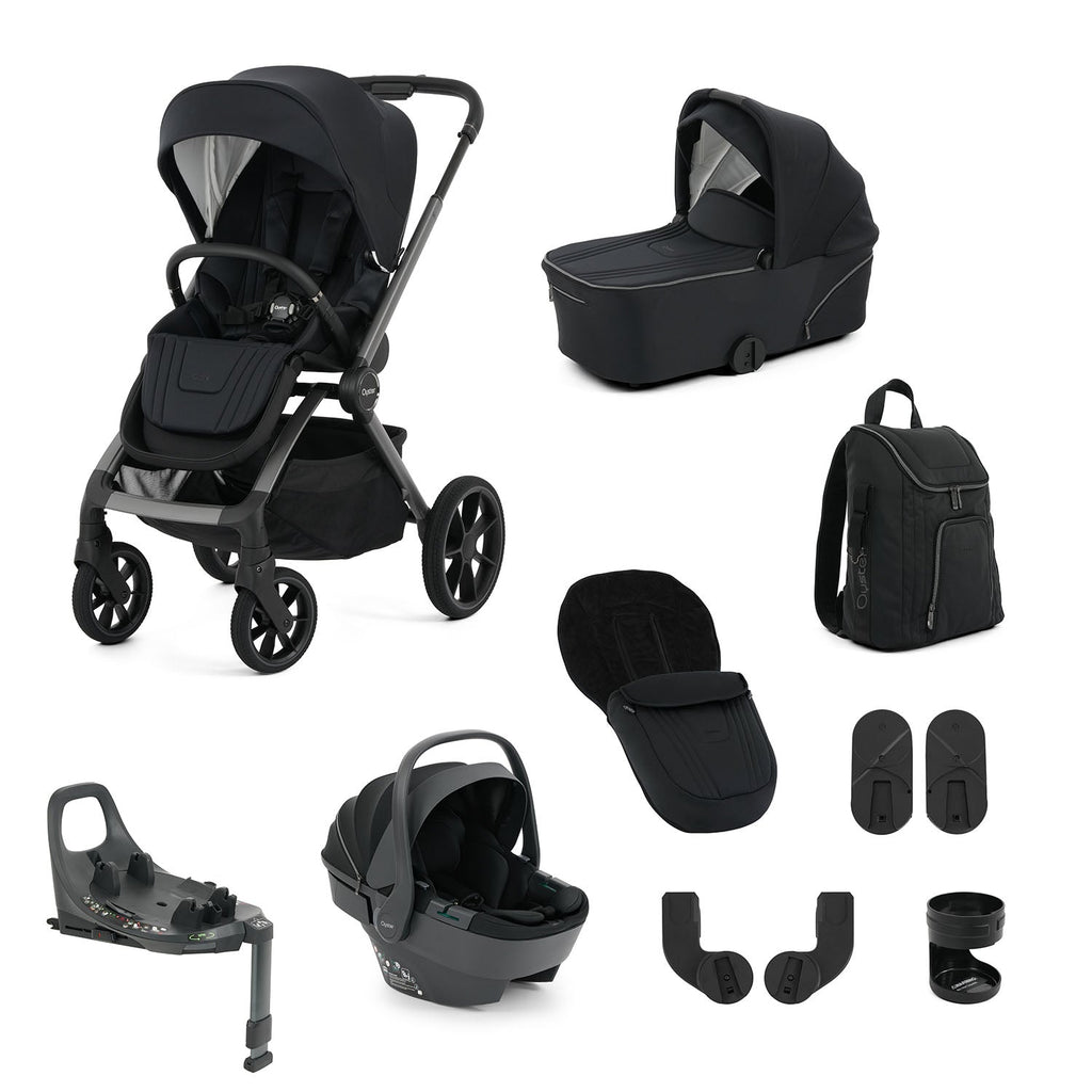 Oyster Vee Luxury Capsule 360 Travel System Bundle - Liquorice