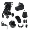 Oyster Vee Luxury Capsule 360 Travel System Bundle - Liquorice