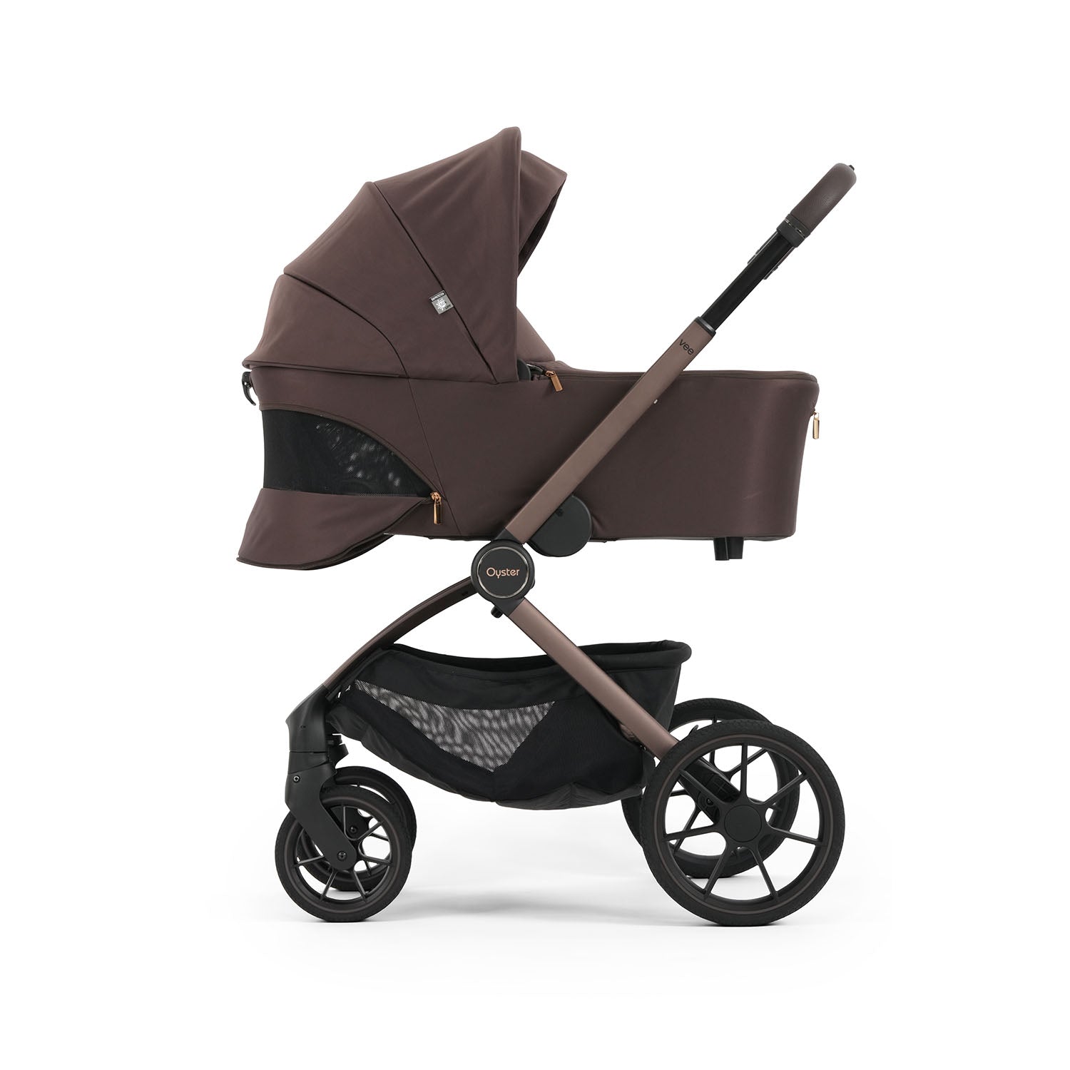 Oyster Vee Pushchair & Accessory Bundle - Chocolate