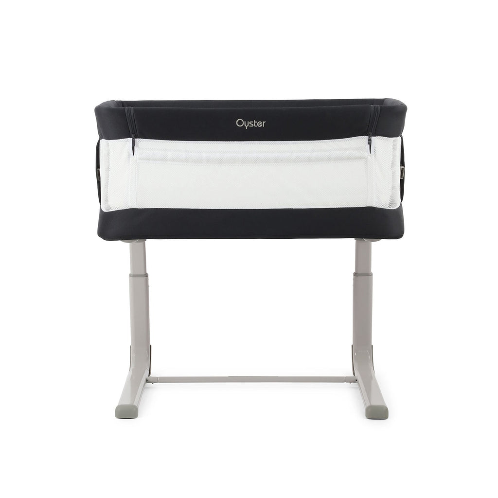 BabyStyle Oyster Home Wiggle Dropside Co-Sleeper Crib - Carbonite 1