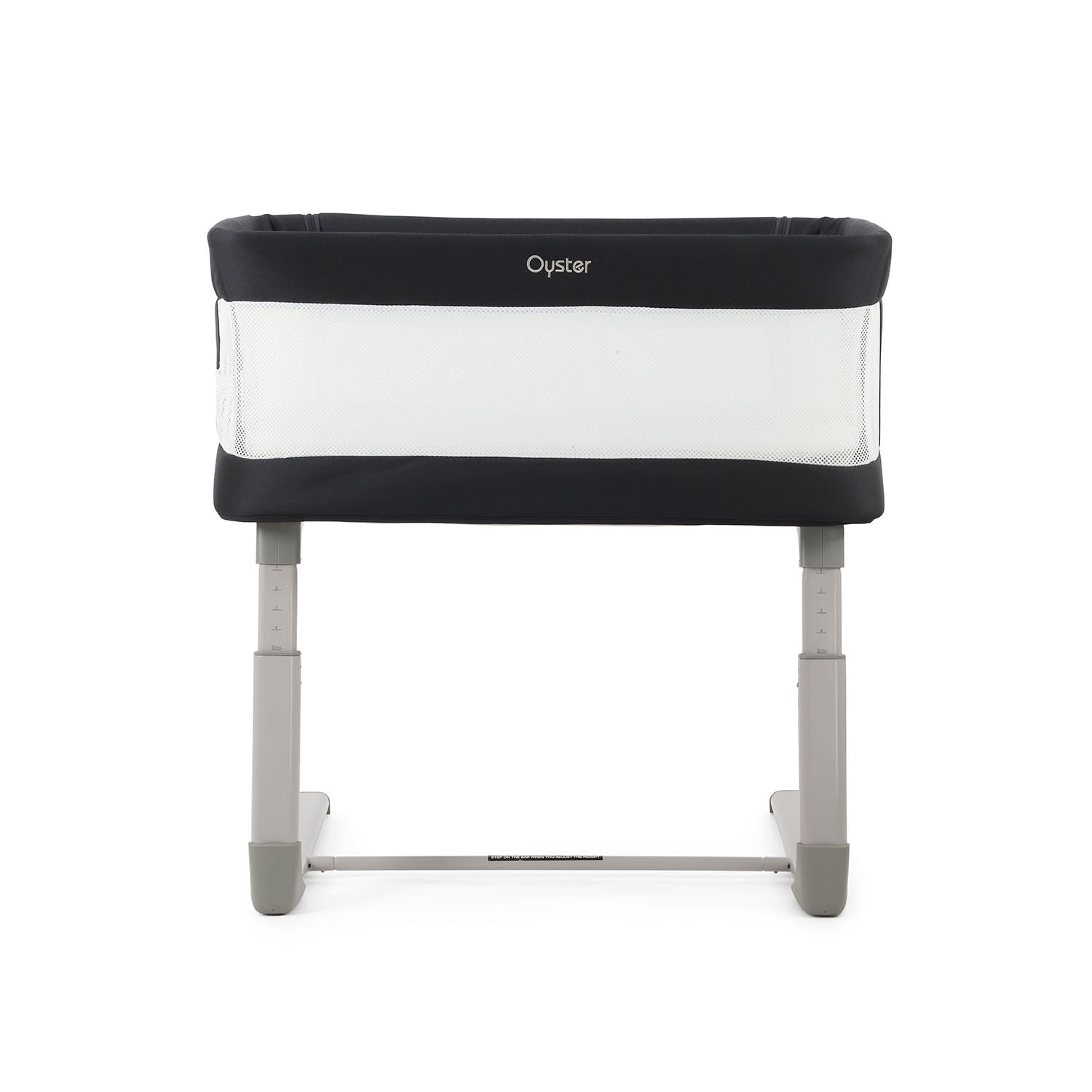 BabyStyle Oyster Home Wiggle Dropside Co-Sleeper Crib - Carbonite 3
