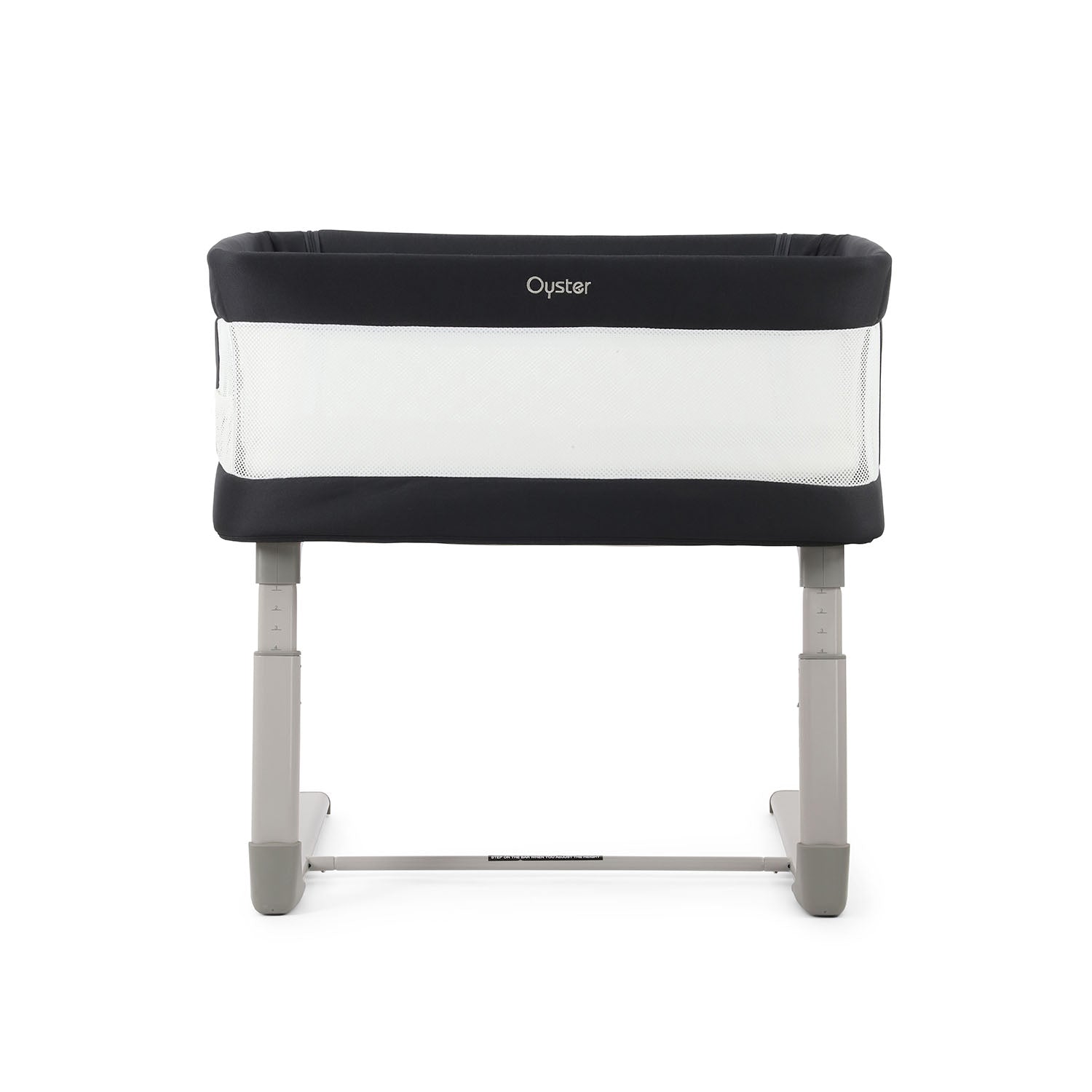 BabyStyle Oyster Home Wiggle Dropside Co-Sleeper Crib - Carbonite 4