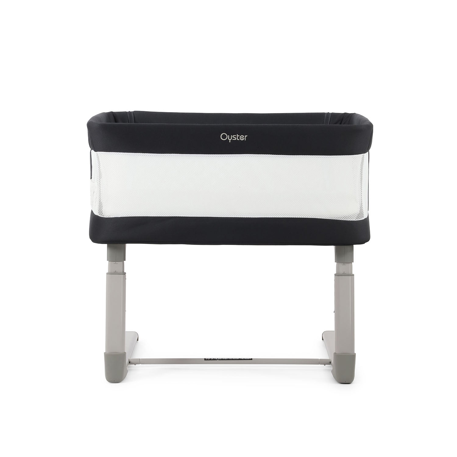BabyStyle Oyster Home Wiggle Dropside Co-Sleeper Crib - Carbonite 6