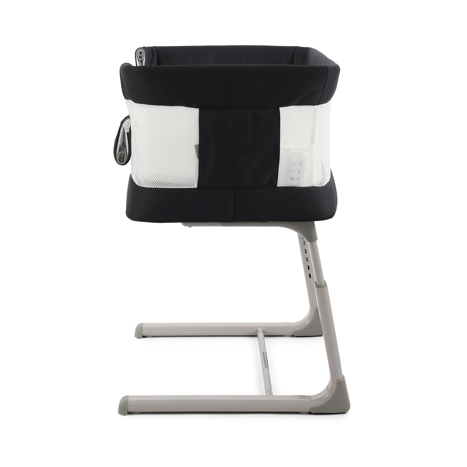 BabyStyle Oyster Home Wiggle Dropside Co-Sleeper Crib - Carbonite 44