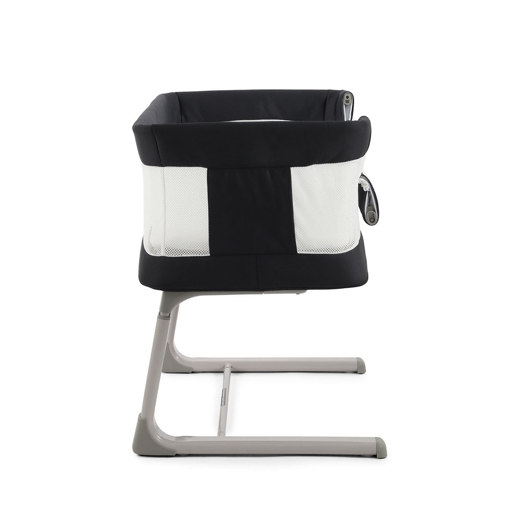 BabyStyle Oyster Home Wiggle Dropside Co-Sleeper Crib - Carbonite 51