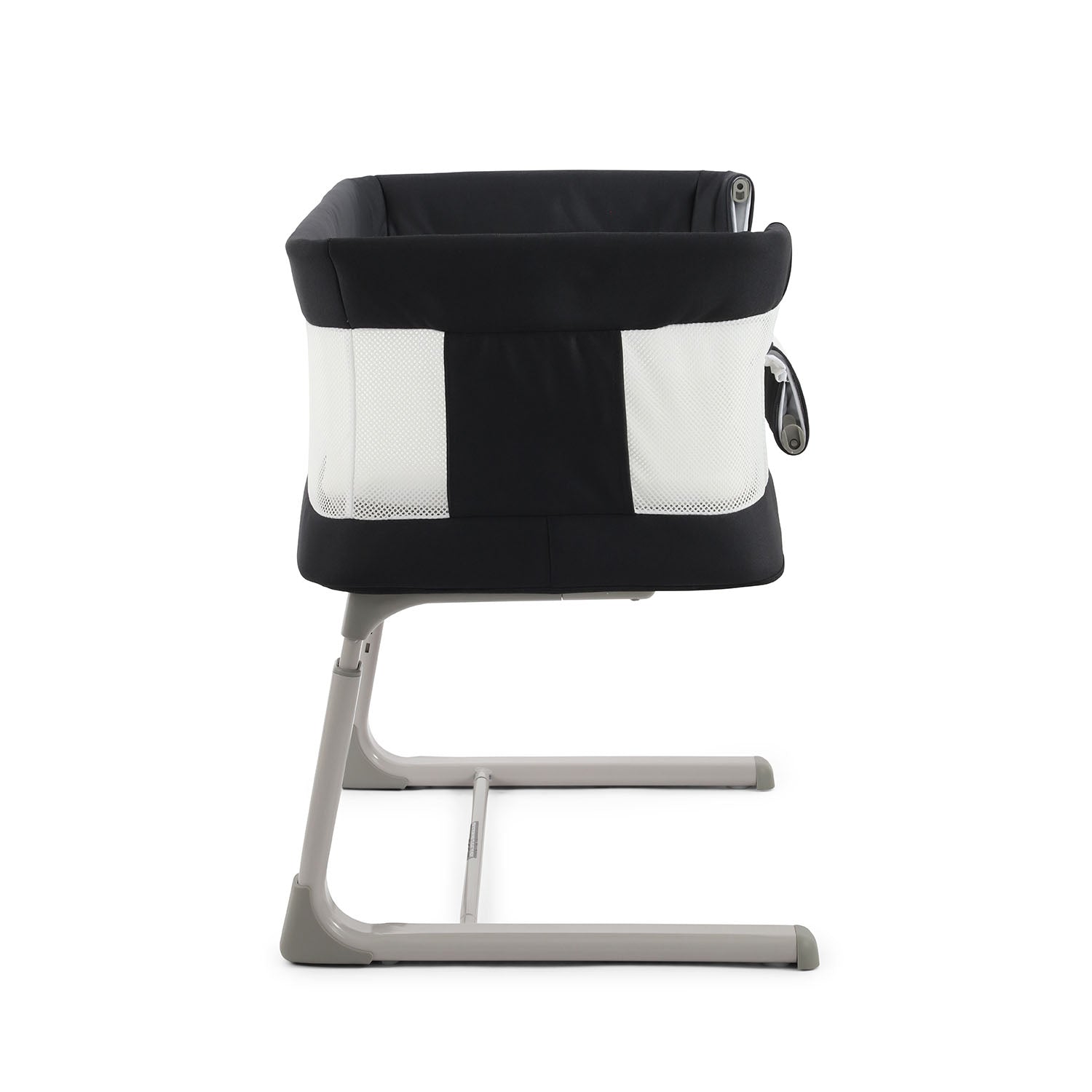 BabyStyle Oyster Home Wiggle Dropside Co-Sleeper Crib - Carbonite 52