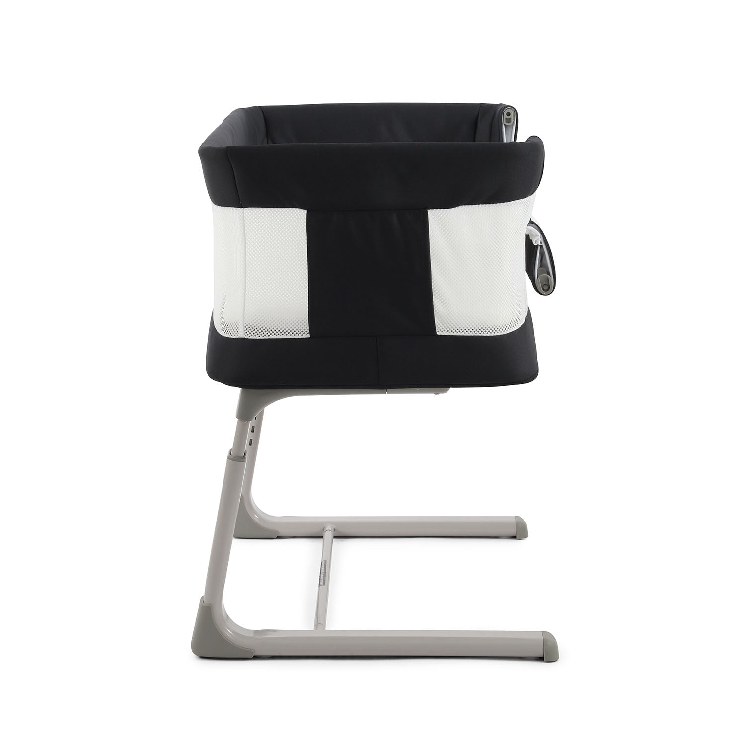 BabyStyle Oyster Home Wiggle Dropside Co-Sleeper Crib - Carbonite 53