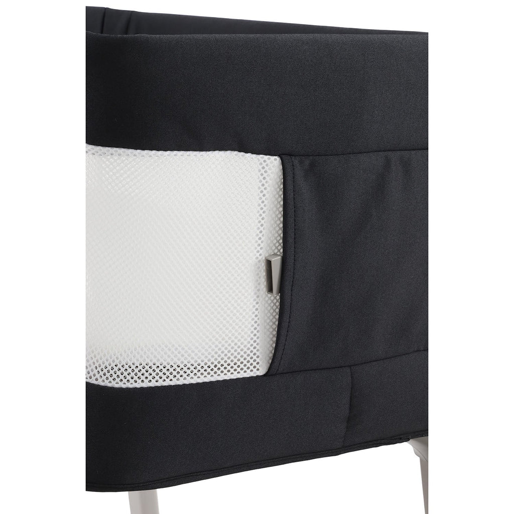 BabyStyle Oyster Home Wiggle Dropside Co-Sleeper Crib - Carbonite 57