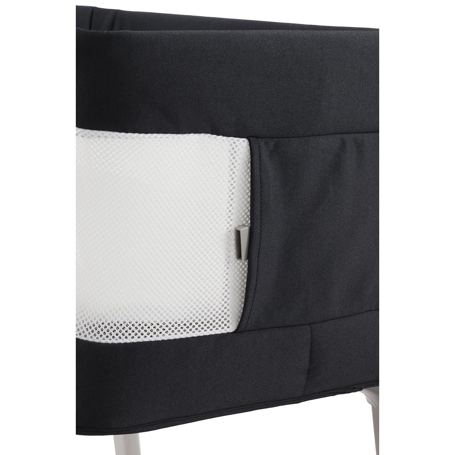 BabyStyle Oyster Home Wiggle Dropside Co-Sleeper Crib - Carbonite 57