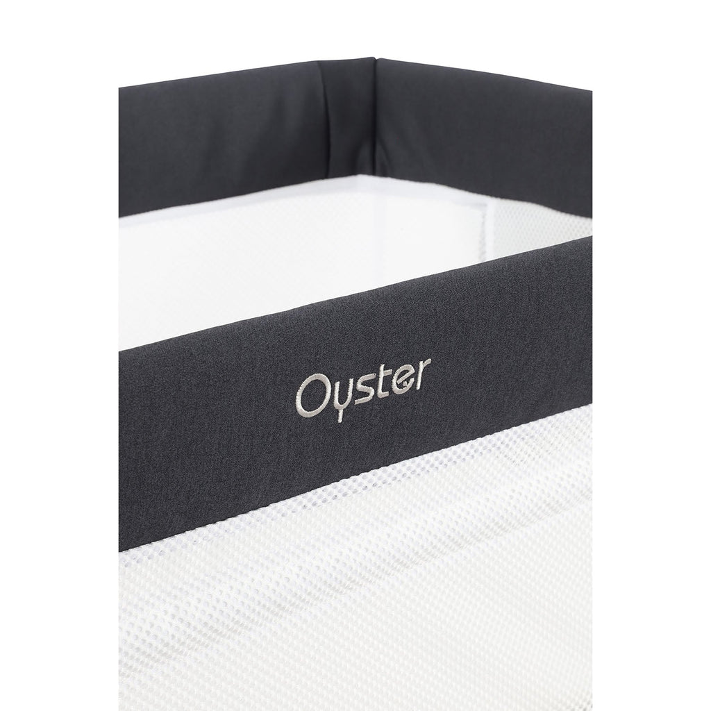 BabyStyle Oyster Home Wiggle Dropside Co-Sleeper Crib - Carbonite 68
