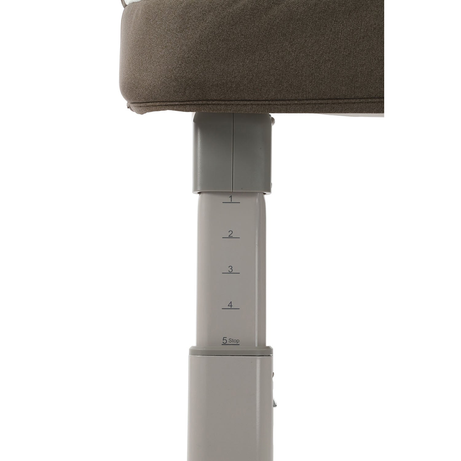 BabyStyle Oyster Home Wiggle Dropside Co-Sleeper Crib - Mink 8