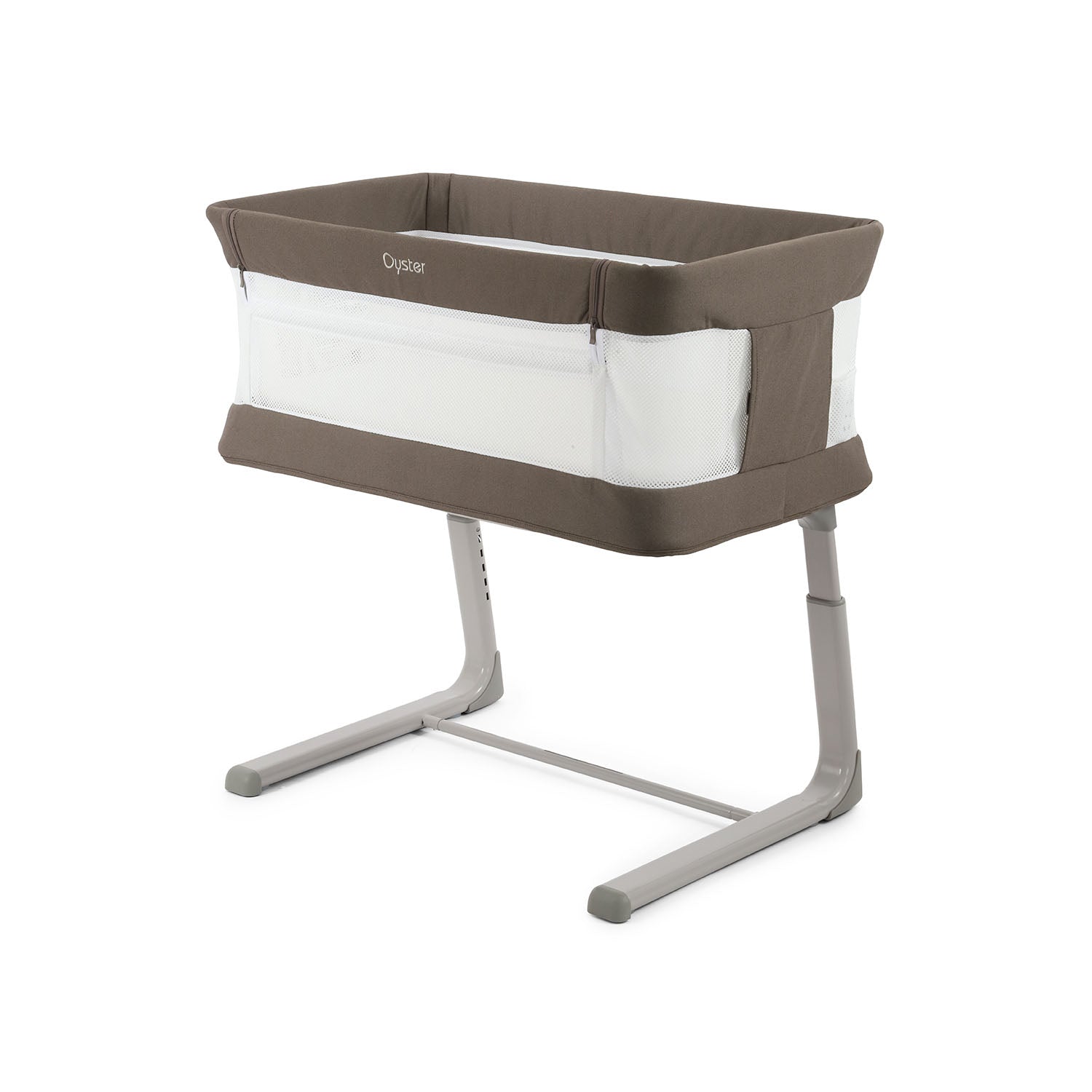 BabyStyle Oyster Home Wiggle Dropside Co-Sleeper Crib - Mink 14