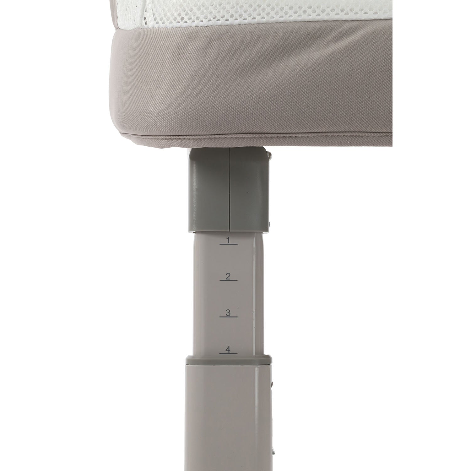 BabyStyle Oyster Home Wiggle Dropside Co-Sleeper Crib - Stone 9