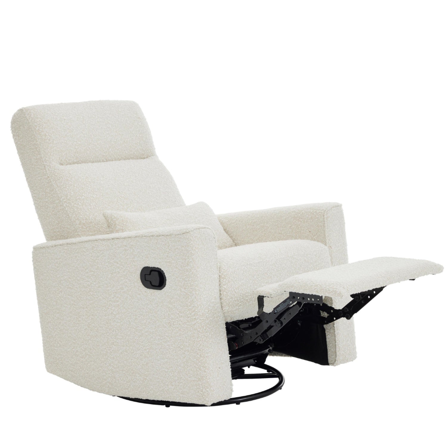 Tutti Bambini Paige Recliner Glider Nursery Chair - Vanilla Boucle