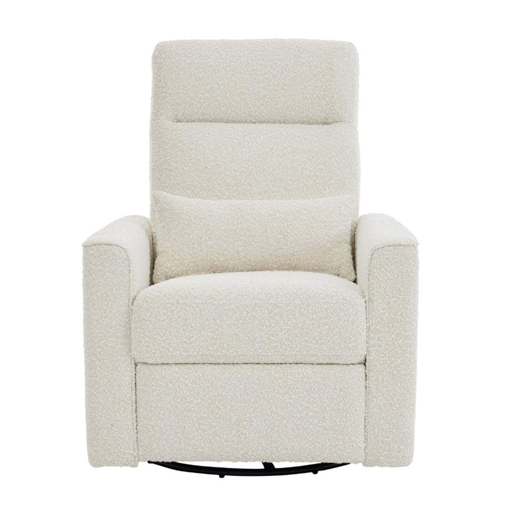 Tutti Bambini Paige Recliner Glider Nursery Chair - Vanilla Boucle