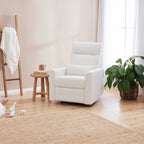 Tutti Bambini Paige Recliner Glider Nursery Chair - Vanilla Boucle