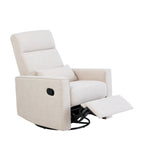 Tutti Bambini Paige Recliner Glider Nursery Chair - Egg Shell