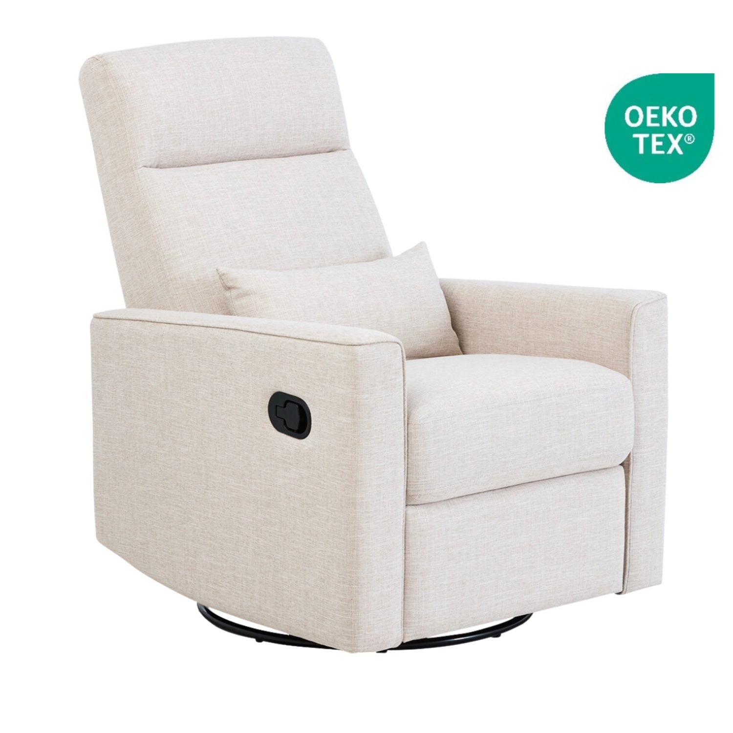 Tutti Bambini Paige Recliner Glider Nursery Chair - Egg Shell