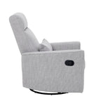 Tutti Bambini Paige Recliner Glider Nursery Chair - Pure Grey